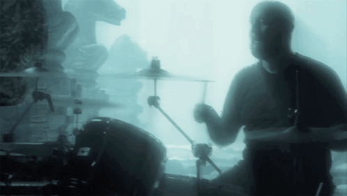 Playing Drums Ray Marte GIF - Playing Drums Ray Marte Moon Tooth GIFs