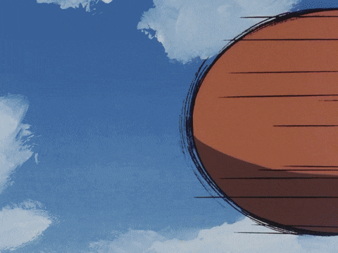 a drawing of a person 's arm with a blue sky behind them