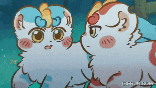 a gif from gifrun.com shows two cartoon animals