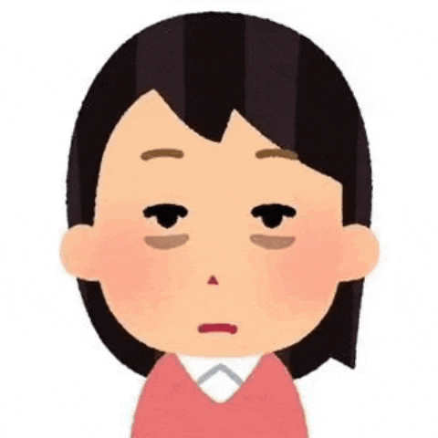 a cartoon illustration of a woman 's face with a sad look on her face .