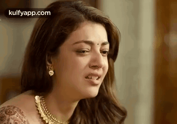Crying.Gif GIF - Crying Kajal Heroines GIFs