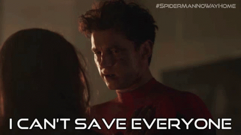 I Cant Save Everyone Peter Parker GIF - I Cant Save Everyone Peter Parker Spider Man GIFs