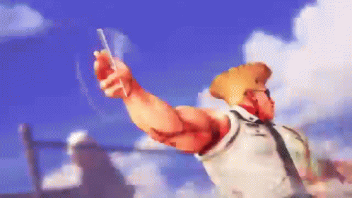 Combing That Flat Top -- Guile! GIF - Sfv Guile Street GIFs