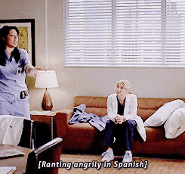 Greys Anatomy Callie Torres GIF - Greys Anatomy Callie Torres Ranting Angrily In Spanish GIFs