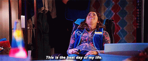 Superstore Cheyenne Thompson GIF - Superstore Cheyenne Thompson This Is The Best Day Of My Life GIFs