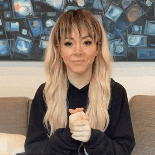 Lindsey Stirling Disappointed GIF - Lindsey Stirling Disappointed Eye Roll GIFs