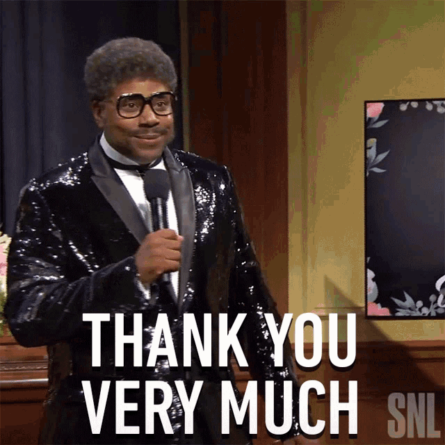 Thank You Very Much Saturday Night Live GIF - Thank You Very Much Saturday Night Live Thanks GIFs