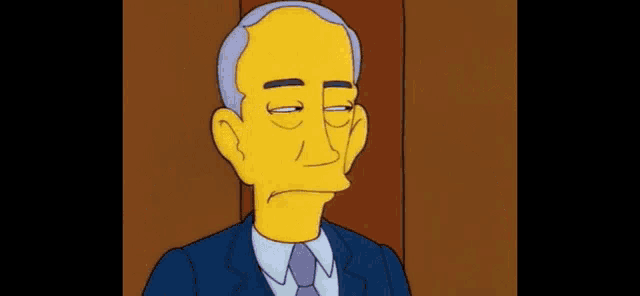 a cartoon of a man in a suit and tie