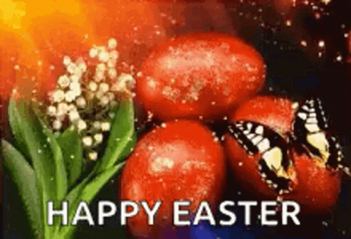 Easter Eggs Sparkles GIF - Easter Eggs Sparkles Happy Easter GIFs