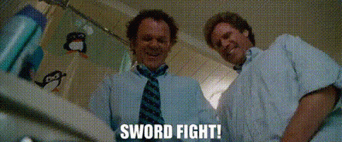 Step Brothers Funny GIF - Step Brothers Funny Sword Fight GIFs