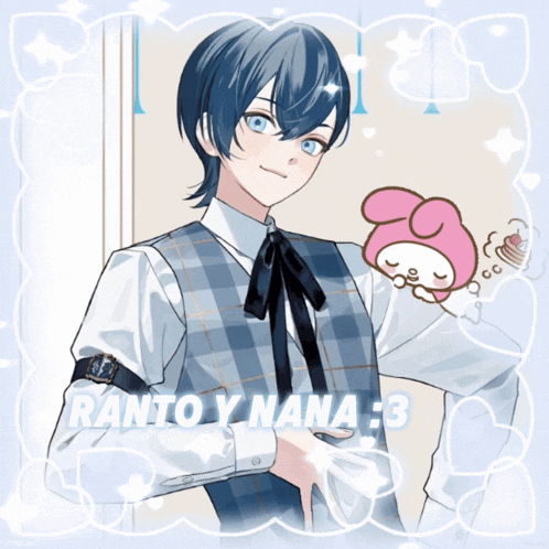 a picture of a boy with the name ranto y nana