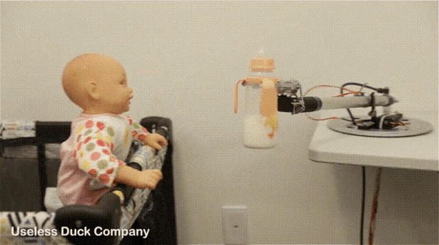 Baby Punch GIF - Baby Punch Robot GIFs