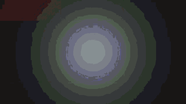 a blue , green and black background with a circle in the middle
