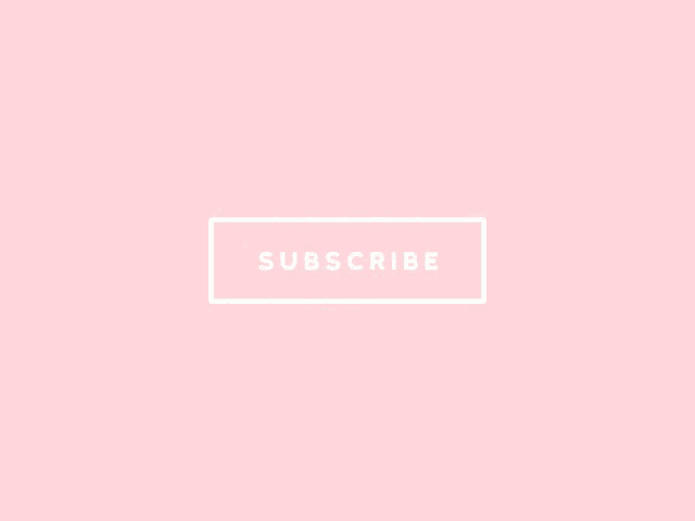 a pink background with a white subscribe button on it