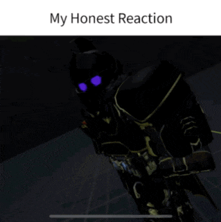 a screenshot of a video game with the words " my honest reaction " at the top