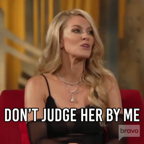 Dont Judge Her By Me Real Housewives Of New York GIF - Dont Judge Her By Me Real Housewives Of New York Rhony GIFs