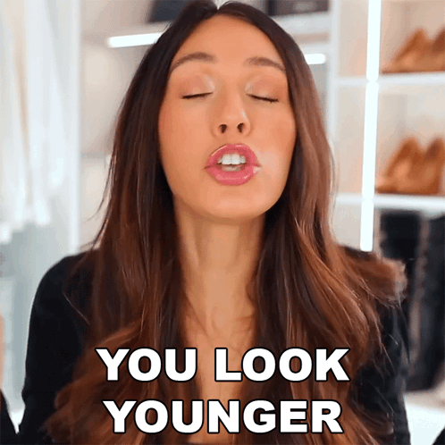 You Look Younger Shea Whitney GIF - You Look Younger Shea Whitney You Look Like A Teenager GIFs