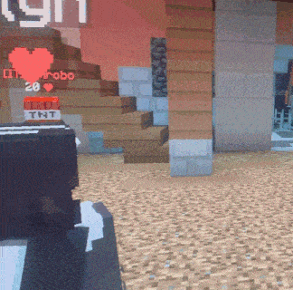 a screenshot of a video game with a heart and the word robo
