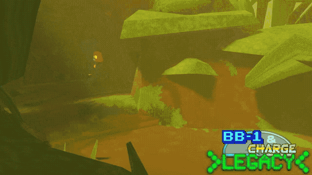 a game called bb-1 & charge legacy is being played on a computer