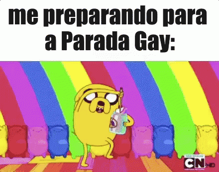 Parada Gay / Orgulho Gay / Lgbtq / Adventure Time / Arco íris GIF - Pride Parade Pride Adventure Time GIFs