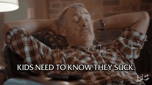 Bitter Old Man GIF