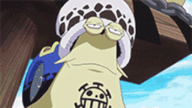 Den Den Mushi One Piece GIF - Den Den Mushi One Piece Law GIFs