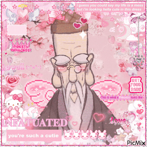 a picture of a man with glasses and a beard with the words " i guess you could say my life