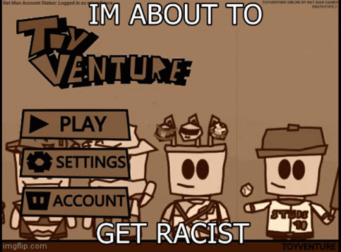 Toyventure Microfigure GIF - Toyventure Microfigure Racism GIFs