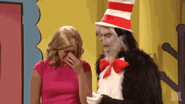 Bill Hader Cry GIF - Bill Hader Cry Cat In The Hat GIFs