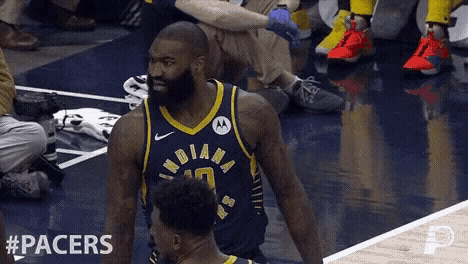 a basketball player wearing a jersey that says indiana