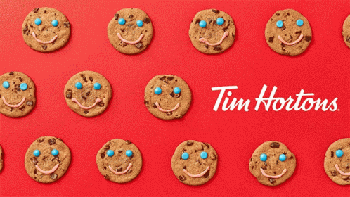 Tim Hortons Smile Cookie GIF - Tim Hortons Smile Cookie National Cookie Day GIFs