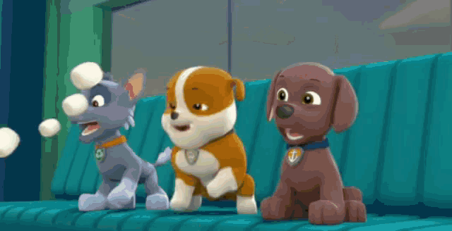 Dogs Eating GIF - Dogs Eating Marshmallows GIFs