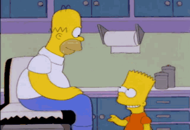 The Simpsons Homer Simpson GIF - The Simpsons Homer Simpson Bart Simpson GIFs