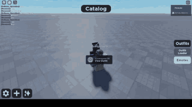 a screenshot of a video game with the word catalog on the top left