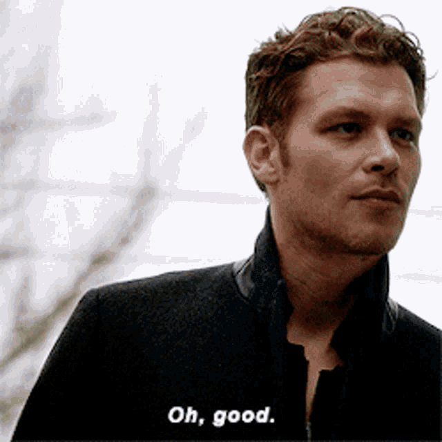 The Originals Klaus Mikaelson GIF - The Originals Klaus Mikaelson Oh Good GIFs