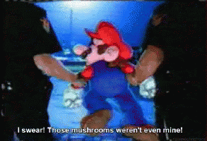 Mario Arrested GIF - Mario Arrested Drugs GIFs
