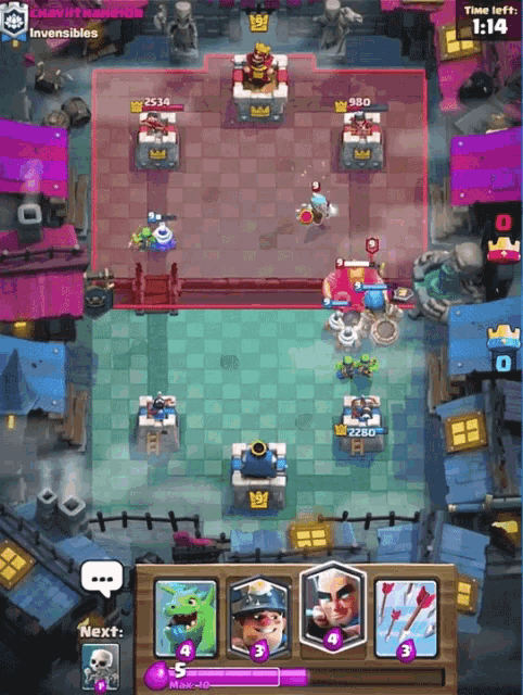 a screenshot of a clash of clans game with a player called invensible on the bottom right