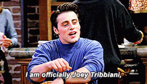 Friends Friends Season1 GIF - Friends Friends Season1 Joey Tribbiani GIFs