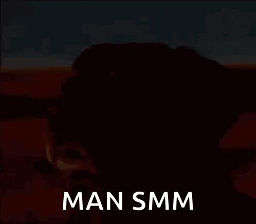 a dog with the words man smm written on it