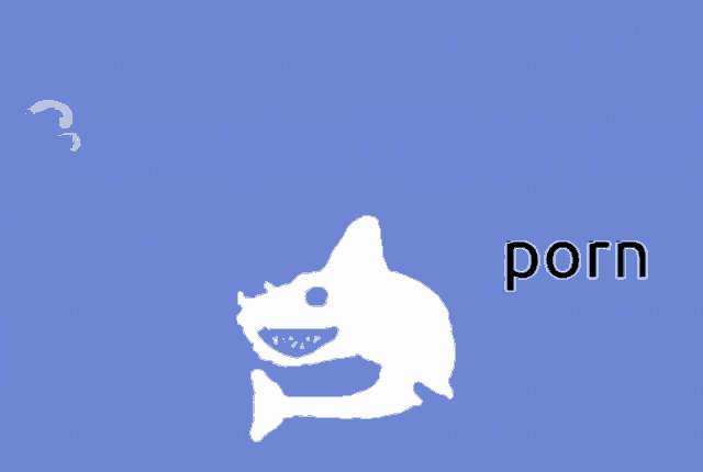 a blue background with sharks together porn and a white shark