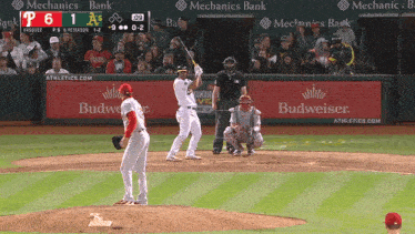 a baseball game is being played between the angels and the padres