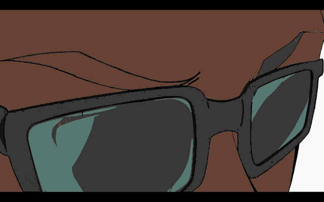 a drawing of a man with a green cape