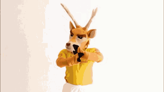 a mascot wearing a yellow shirt that says tony roman on it