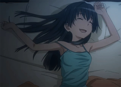 To Aru No Railgun Sleeping GIF - To Aru No Railgun Sleeping Anime GIFs