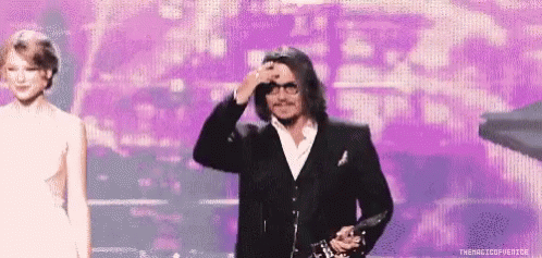 Johnny Depp Awards GIF - Johnny Depp Awards GIFs