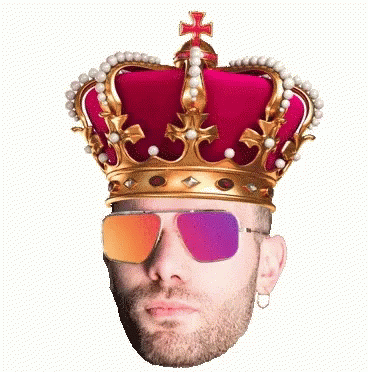 Gift King In Shades GIF - Gift King In Shades Ruler GIFs