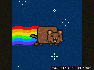 Pedobear Nyan Cat GIF - Pedo Pedobear Nyancat GIFs