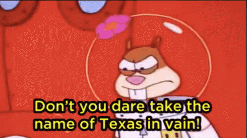 Name Of Texas GIF - Texas Sandy Spongebob GIFs