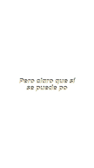 a white background with the words pero claro que si se puede po written on it
