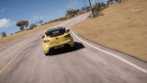a yellow car with a license plate that says a150